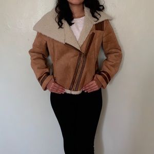 Faux Suede Jacket